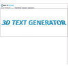 Generatore di testo 3D online